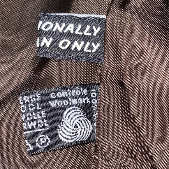 Yves Saint Laurent Brown Wool Pinstripe Single Breasted Blazer Jacket size 42 - Picture 7 of 10